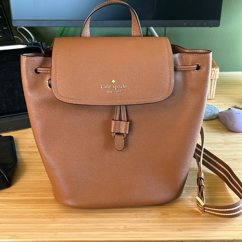 Kate spade leather backpack